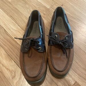 Men’s SPERRY top sider leather boat shoes us9